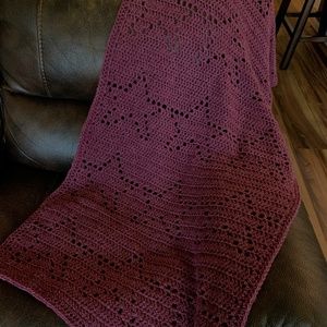 Crocheted Star Lapghan